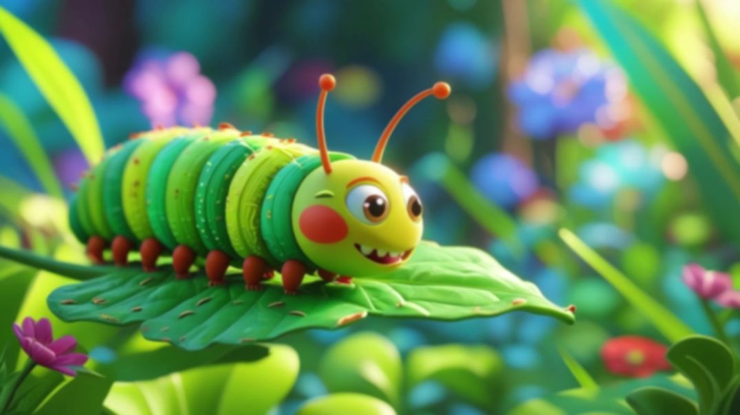 From Tiny Caterpillar to Beautiful Butterfly 🦋 – Fun Life Cycle for Kids